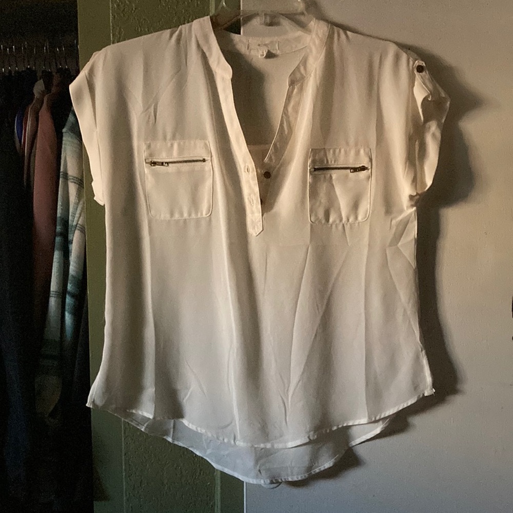 White See-through Blouse